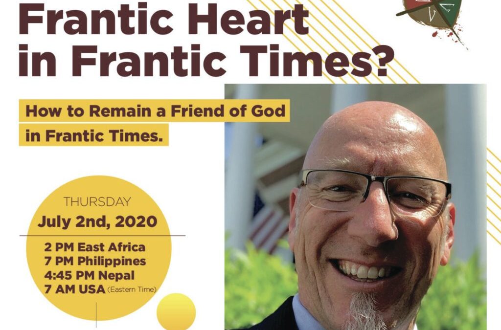 Frantic Heart in Frantic Times? Register for the Zoom event…
