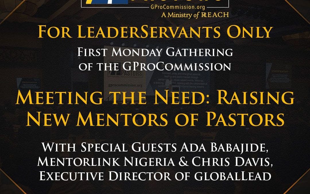 Raising Up Mentors for Pastors